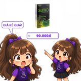 Bao cao su kéo dài thời gian 4 trong 1 SUMO Long Shock Condom hộp 12 cái