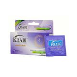 Bao cao su Krabi Smooth & Longtime trơn, kéo dài (tím) hộp 12 cái hàng có sẵn