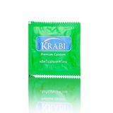 Bao cao su Krabi Ultra Thin Cool siêu mỏng, hương bạc hà (xanh lá) hộp 12 cái hàng có sẵn