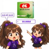 Bao cao su OK Mint hộp 3 cái