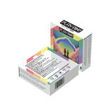 Bao cao su PlayAh Rainbow Gel 003 hộp 3 cái bản tiêu chuẩn