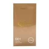 Bao cao su Quinn Nude Fit - Siêu mỏng, chống tuột hộp 12 hàng có sẵn