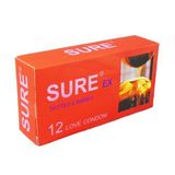 Bao cao su siêu mỏng SURE EX hộp 12 cái