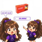 Bao cao su siêu mỏng SURE EX hộp 12 cái