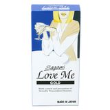 Bao cao su siêu mỏng, trơn, truyền thống Sagami Love Me Gold Blue Box (xanh) hộp 10 cái