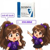 Bột pha hỗn dịch uống rối loạn cương dương Daygra 50 Abbott hộp 10 chính hãng