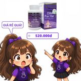 Cân bằng nội tiết tố nữ Dim For Her OLYMPIAN LABS hộp 1 lọ 30 viên