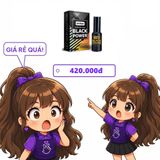 Chai xịt kéo dài thời gian Bamboo Black Power hộp 1 chai chính hãng