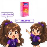 Combo 2 hộp bao cao su Durex Pleasuremax 12 cái tặng 1 hộp 3 cái giao nhanh