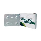 Viên uống rối loạn cương dương ở nam giới trưởng thành Flepgo 100 hộp 1 vỉ x 4 viên mẫu hàng có sẵn
