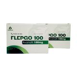 Viên uống rối loạn cương dương ở nam giới trưởng thành Flepgo 100 hộp 1 vỉ x 4 viên hàng hàng có sẵn