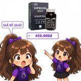 Hỗ trợ bổ thận, tráng dương VipBoss Gold hộp 30 viên
