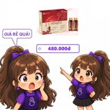 Hỗ trợ tăng cường đàn hồi cho da, giảm nguy cơ lão hóa da Dung Dịch Collagen (collagen peptide nhập khẩu từ Nhật) hộp 10 lọ x 30ml