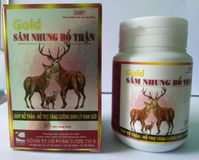 Hỗ trợ tăng cường sinh lý nam giới SÂM NHUNG BỔ THẬN Gold TW3 hộp 1 lọ 30 viên hàng có sẵn