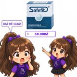 Không mùi khó chịu, độ bền cao, khả năng co giãn tốt, chất bôi trơn bao cao su Safefit Comfortable S52 hộp 3 cái