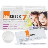 Que thử rụng trứng Bio Check 7 hộp 7 cái