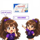 Tăng cường sức khỏe sinh sản cho nam giới SpermQ hộp 6 vỉ x 10 viên