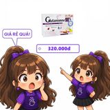 Thực phẩm bảo vệ sức khỏe Glutanionne 98% hộp 1 lọ 30 viên