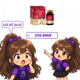 Thực phẩm bảo vệ sức khoẻ Women Gold Overate (Mẫu mới) hộp 1 lọ 30 viên