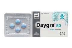 Viên uống rối loạn cương dương Daygra 50 hộp 1 vỉ x 4 viên hàng có sẵn