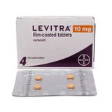 Viên uống rổi loạn cương dương Levitra 10mg hộp 4 viên hàng có sẵn