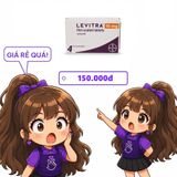Viên uống rổi loạn cương dương Levitra 10mg hộp 4 viên giao nhanh