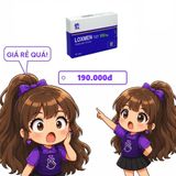 Viên uống rối loạn cương dương LOXMEN 100mg hộp 1 vỉ x 4 viên