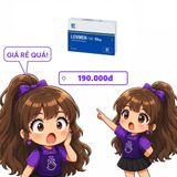 Viên uống rối loạn cương dương LOXMEN 50mg hộp 1 vỉ x 4 viên