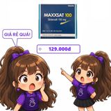 Viên uống rối loạn cương dương Maxxsat 100mg hộp 1 vỉ x 4 chính hãng