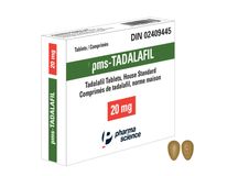 Viên uống rối loạn cương dương pms-Tadalafil 20mg hộp 2 vỉ x 2 viên