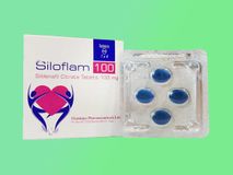 Viên uống rối loạn cương dương Siloflam 100 hộp 4 viên hàng có sẵn