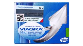 Viên uống rối loạn cương dương VIAGRA 50mg hộp 1 vỉ x 4 viên