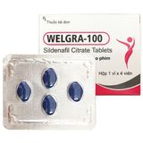 Viên uống rối loạn cương dương WELGRA - 100 hộp 1 vỉ x 4 viên hàng có sẵn