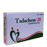 Viên uống rối loạn cương dương Tadachem-20 hộp 4 viên bản tiêu chuẩn