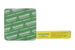 Viên uống rối loạn cương dương Adagrin 100mg hộp 3 viên bản tiêu chuẩn