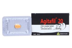 Viên uống rối loạn cương dương Agitafil 20 hộp 1 vỉ x 1 viên