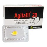 Viên uống rối loạn cương dương Agitafil 20 hộp 1 vỉ x 1 viên giao nhanh