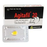 Viên uống rối loạn cương dương Agitafil 20 hộp 1 vỉ x 1 viên mẫu mới