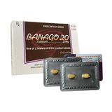 Viên uống rối loạn cương dương Banago 20 Tadalafil 20mg Pharbaco hộp 2 vỉ x 2 viên hàng có sẵn
