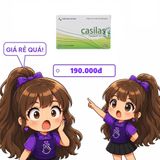 Viên uống rối loạn cương dương Casilas 20mg hộp 4 viên mẫu mới