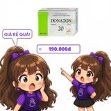 Viên uống rối loạn cương dương Donaton 20 Đông Nam hộp 2 vỉ x 2 chính hãng