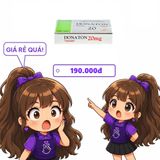 Viên uống rối loạn cương dương Donaton 20 Đông Nam hộp 2 vỉ x 2 viên mẫu mới