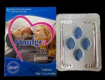 Viên uống rối loạn cương dương Hindgra-100 hộp 1 vỉ x 4 viên nén bao phim giao nhanh
