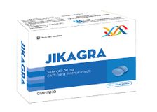 Viên uống rối loạn cương dương Jikagra 50mg hộp 4 viên đóng gói kín