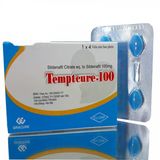 Viên uống rối loạn cương dương Temptcure - 100 hộp 1 vỉ x 4 viên nén bao phim