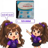 Viên uống rối loạn cương dương Temptcure - 100 hộp 1 vỉ x 4 viên nén bao phim giao nhanh