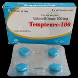 Viên uống rối loạn cương dương Temptcure - 100 hộp 1 vỉ x 4 viên nén bao phim mẫu mới