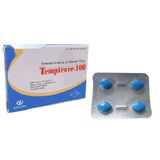Viên uống rối loạn cương dương Temptcure - 100 hộp 1 vỉ x 4 viên nén bao phim bản tiêu chuẩn