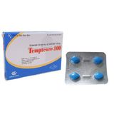 Viên uống rối loạn cương dương Temptcure - 100 hộp 1 vỉ x 4 viên nén bao phim đóng gói kín