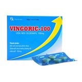 Viên uống rối loạn cương dương Vingoric 100 hộp 1 vỉ x 4 viên